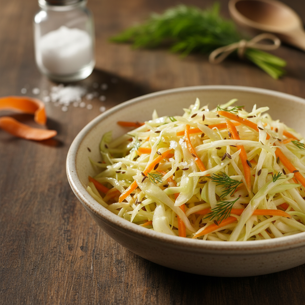 Kapsa-porgandisalat 5 minutiga: tervislik ja mahlane