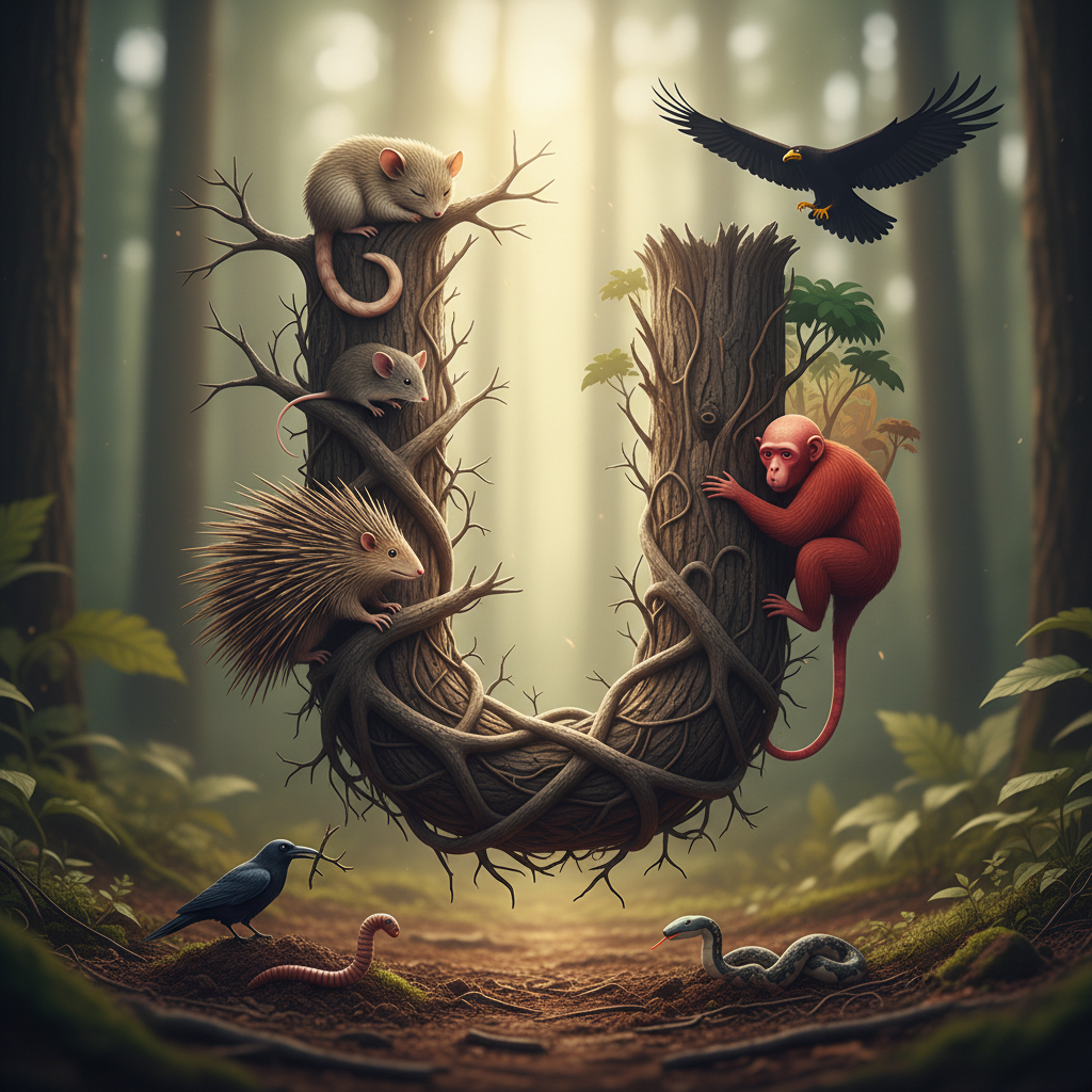 U-tähega loomad: põnevad faktid ja täielik nimekiri