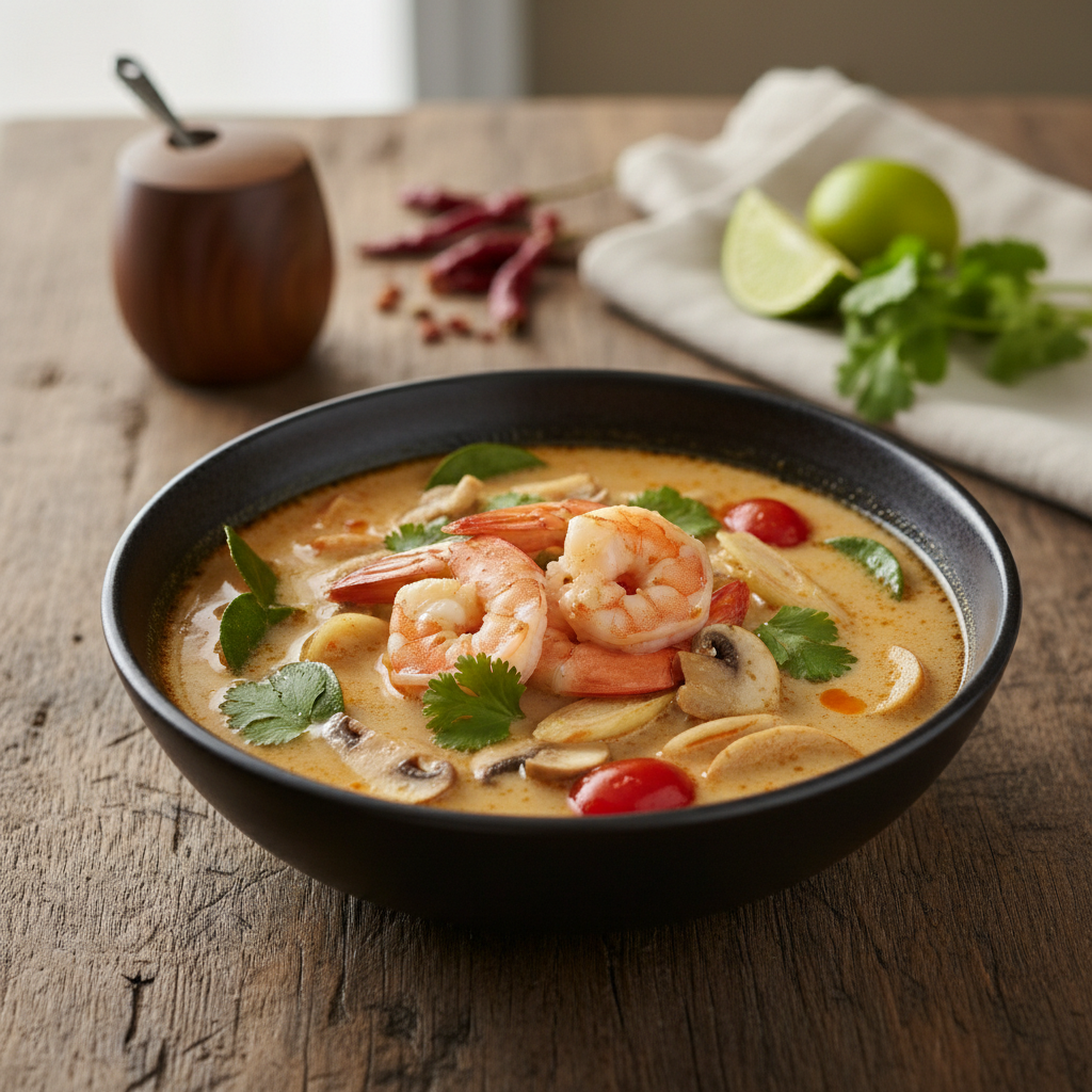 Ehtne Tom Yam supp kodus: Lihtne ja maitsev Tai retsept