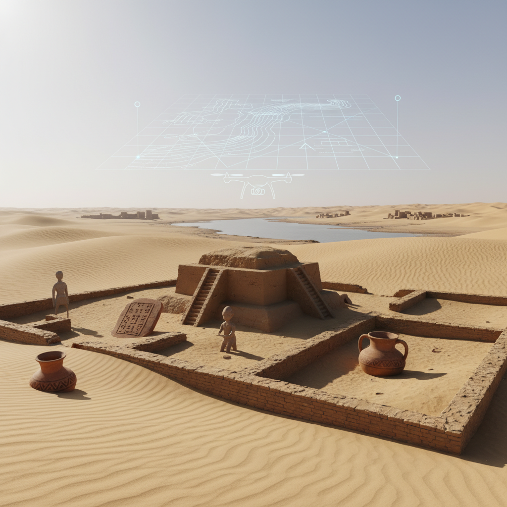 Iraagi kõrbest tuli päevavalgele iidne Sumeri linn