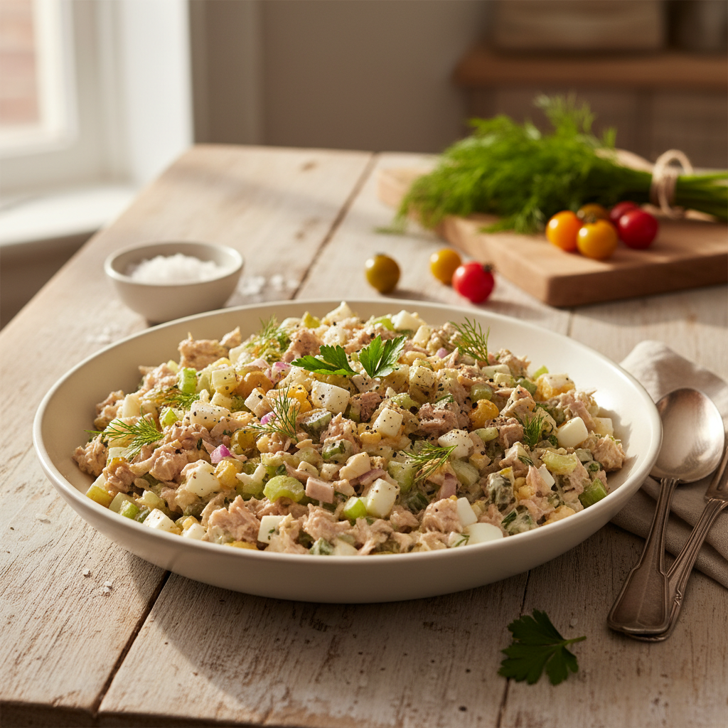 Kiire ja tervislik tuunikalasalat: valmib minutitega