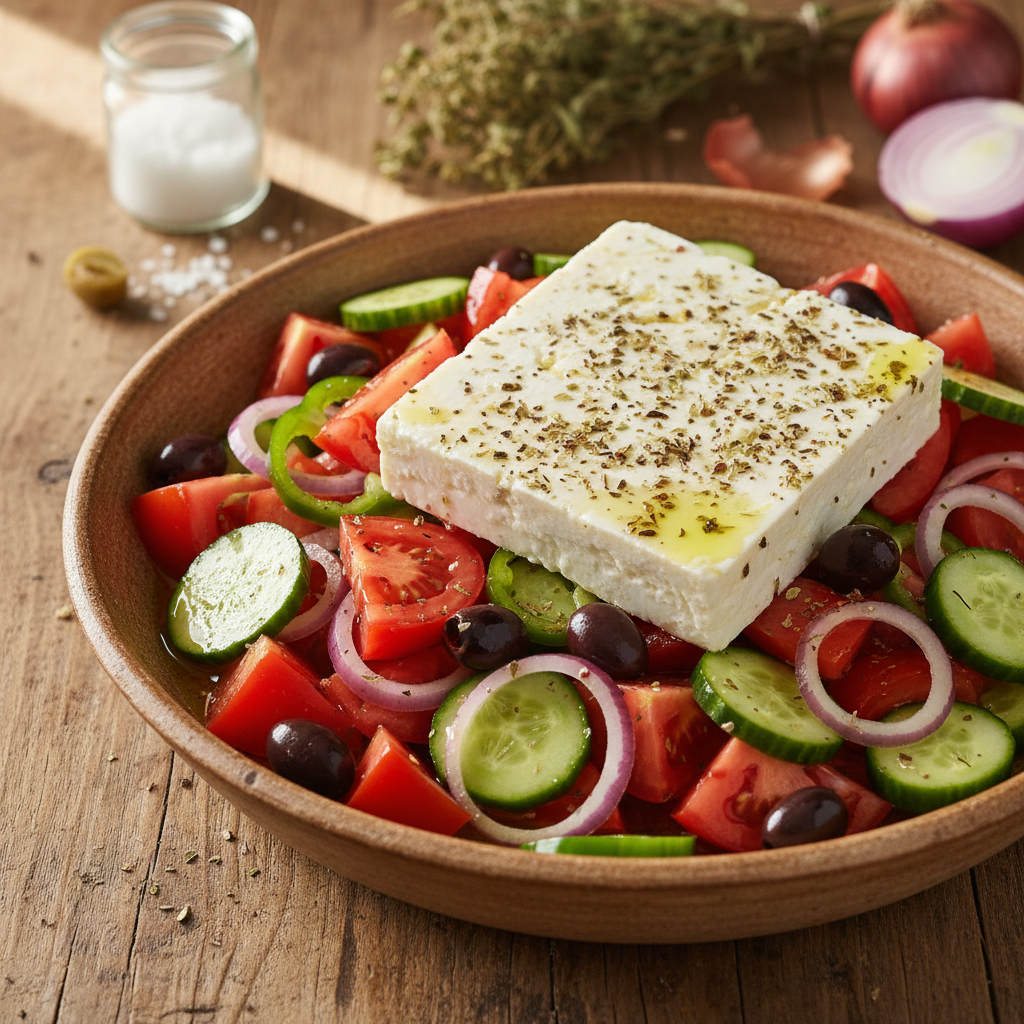 Klassikaline Kreeka salat: see ongi see õige retsept