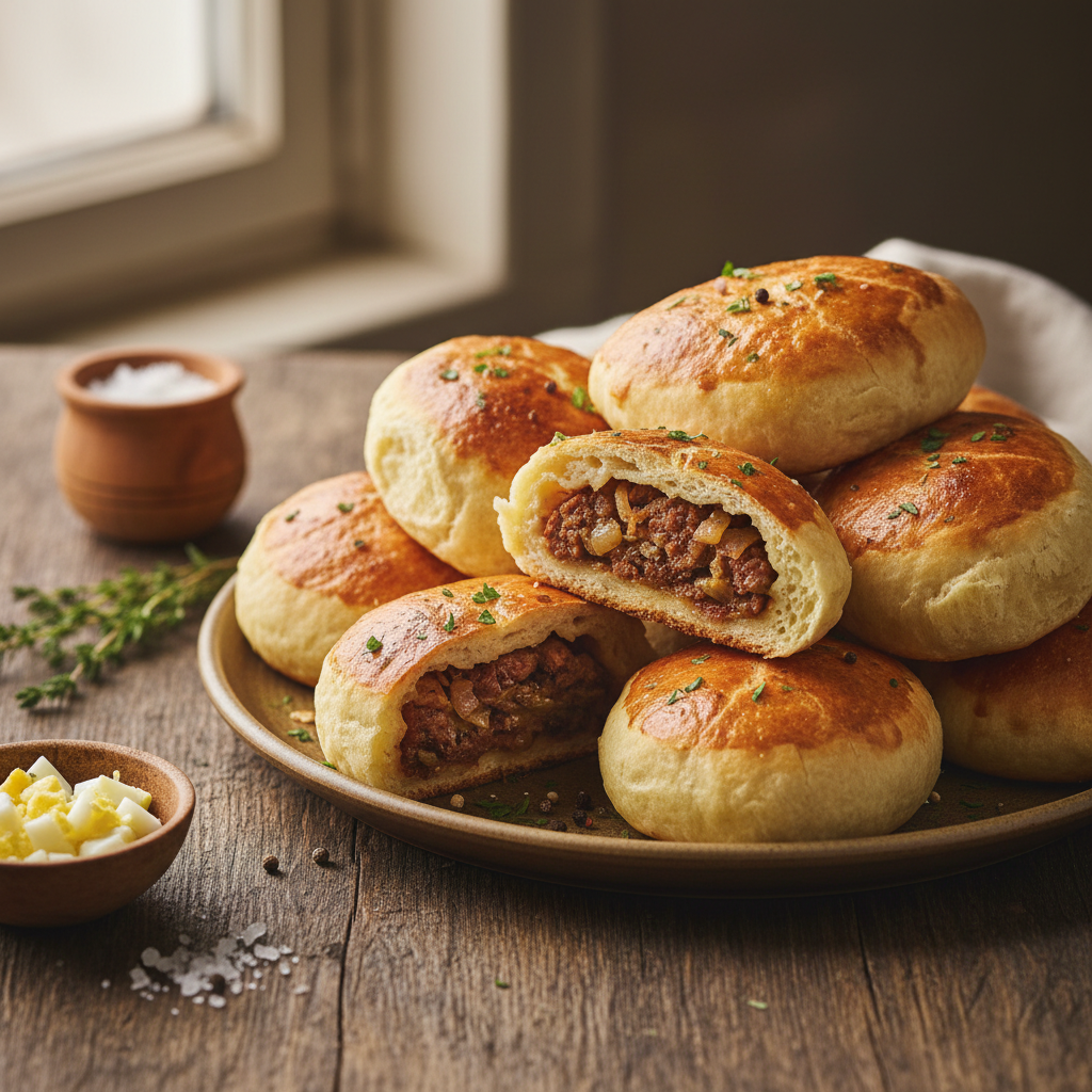 Klassikalised lihapirukad: mahlane retsept nagu vanaemal