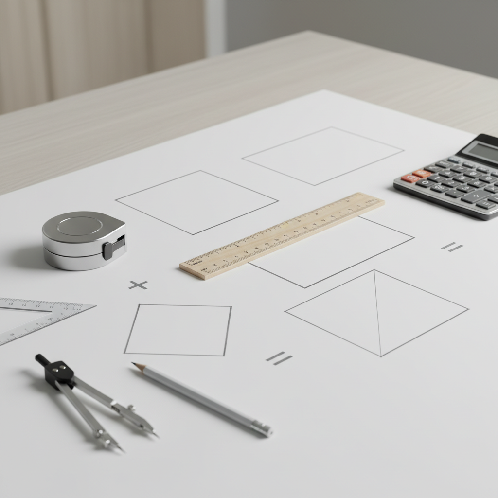 Nelinurga pindala leidmine: lihtsad valemid ja näited