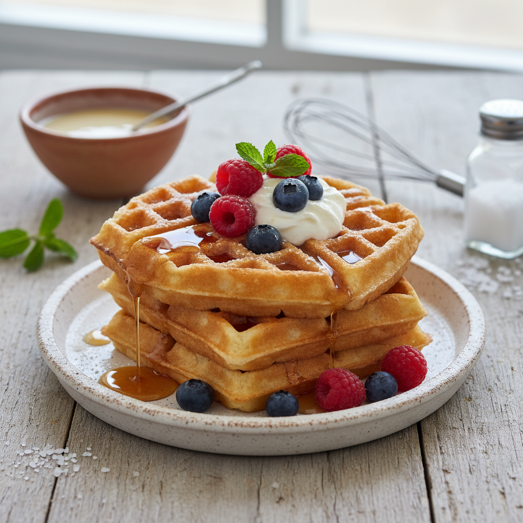 Parim vahvliretsept: nii valmivad täiuslikult krõbedad vahvlid