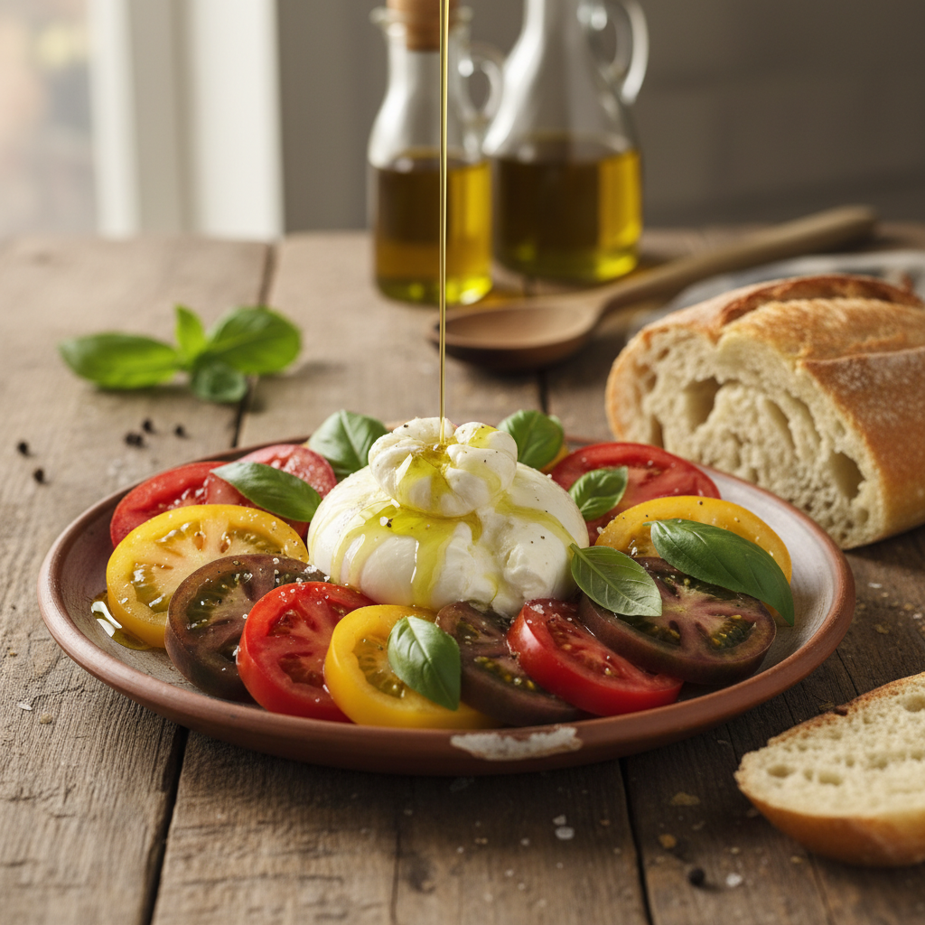 Burrata on suve hitt: nipid, kuidas seda õigesti serveerida